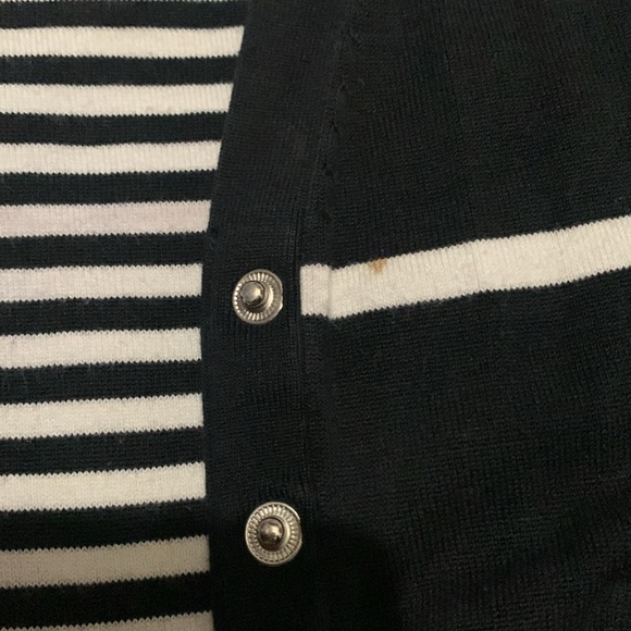 Carlisle Blue/White Stripe Cardigan Set - Picture 2 of 9